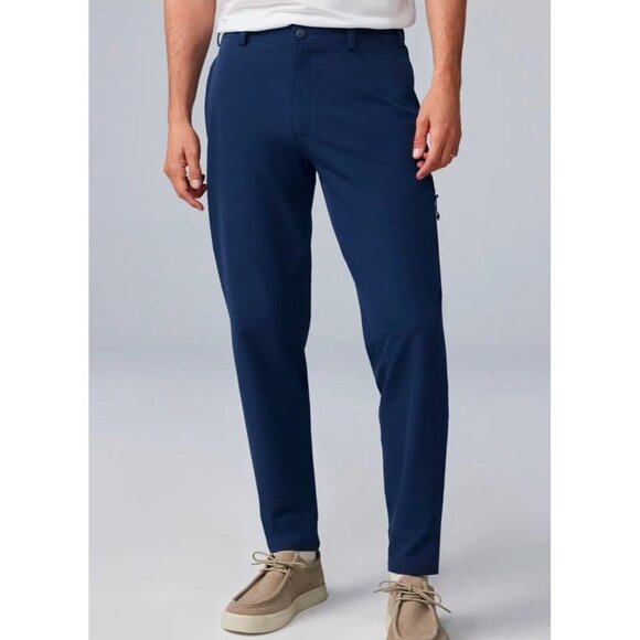 Mack Weldon Radius Flex Jogger Navy Blue Men’s Casual Pant Size Medium - Picture 1 of 8